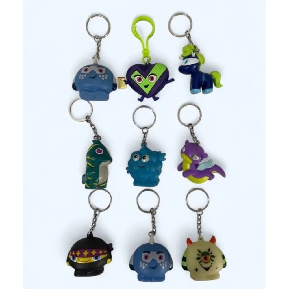 American Heart Association Kids‎ Heart Challenge Heart Heroes Keychain Lot of 9